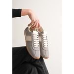 GRİ SÜET-GARNİ BEJ