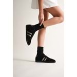 SİYAH SÜET-GARNİ PLATİN